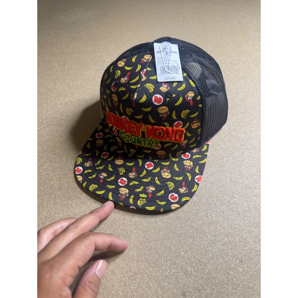 Super Nintendo World Donkey Kong Country Trucker Hat Universal Orlando Resort - Picture 7 of 7